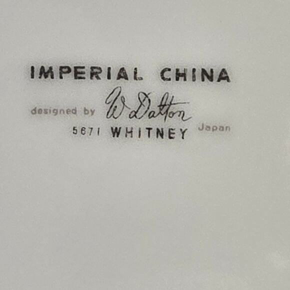 Imperial China Bowl SET (8) 7 5/8" W Dalton 5871 Whitney Soup Salad- Gray Scroll - Picture 3 of 4